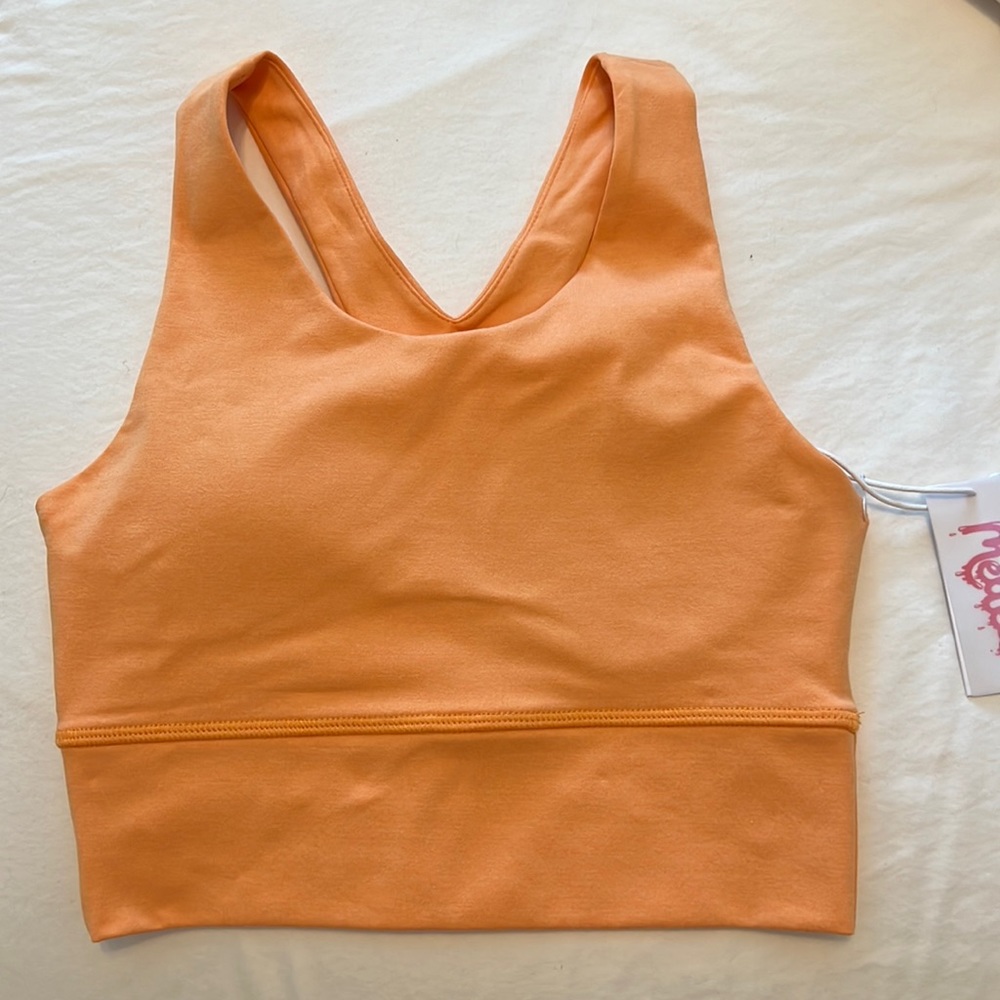 nwt isla movement divine bra in creamsicle size small